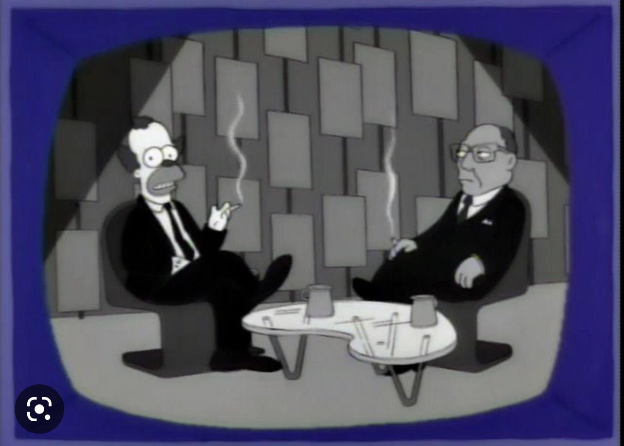 Is it normal for me to constantly think about and reference the klassic  krusty scene, featuring AFL CIO chairman George Meany. : r/TheSimpsons