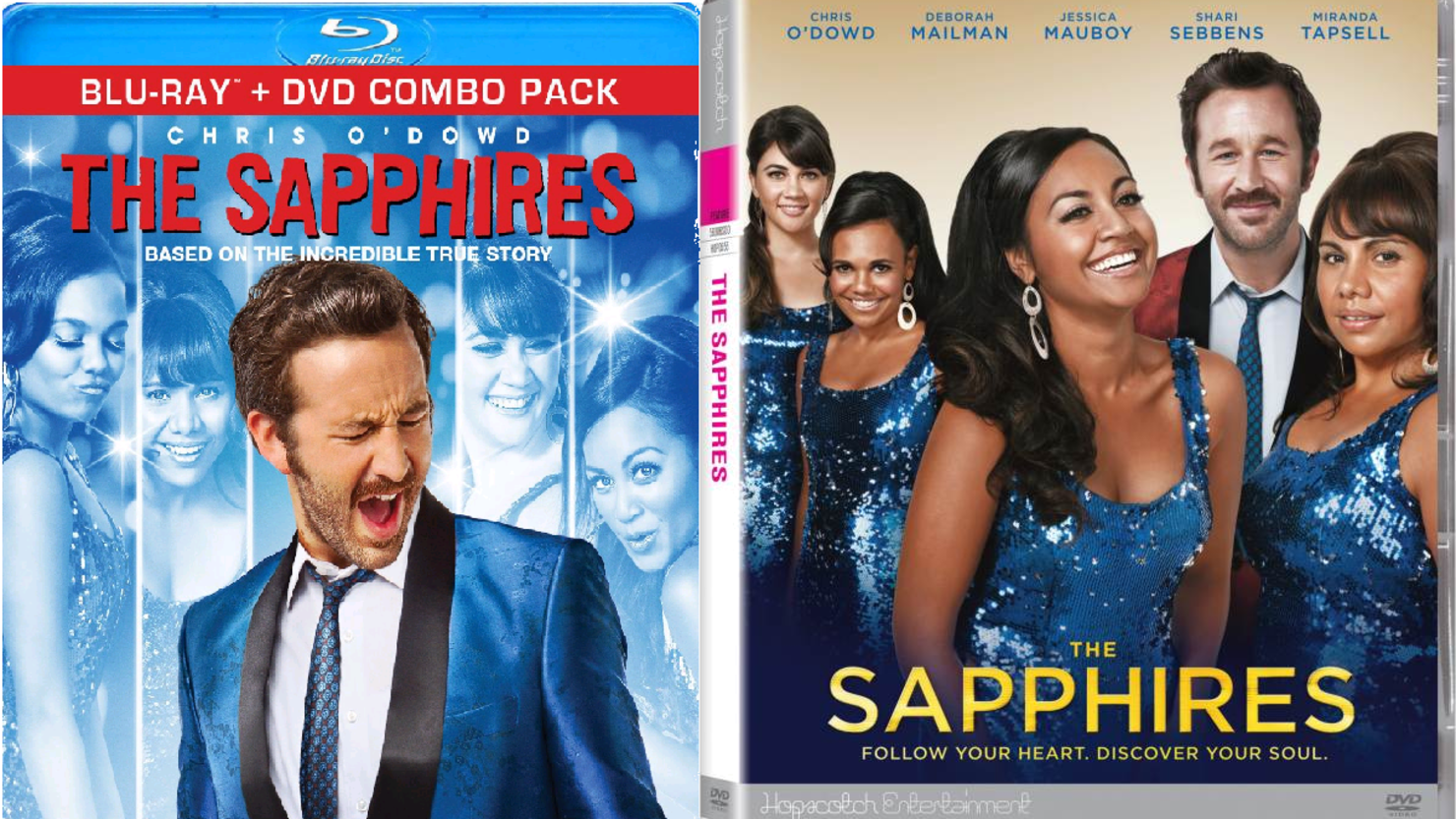 Spot the difference? The U.S. DVD cover for "The Sapphires," left, has sparked criticism. The Australian version is on the right.