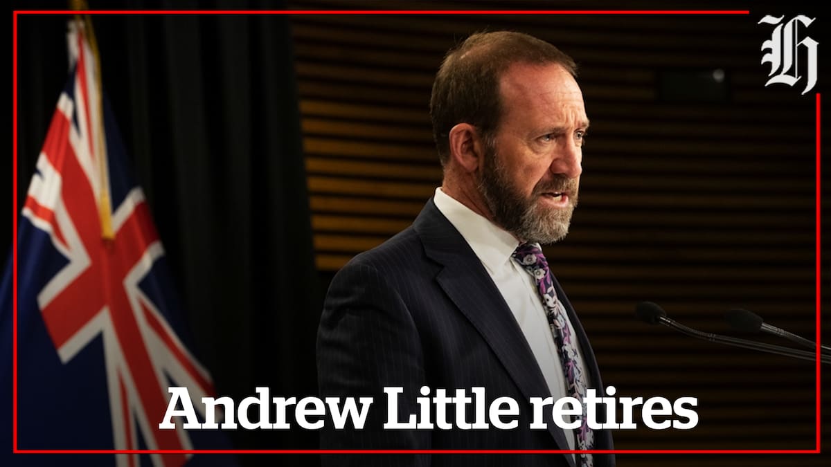 Andrew Little speaks about retiring